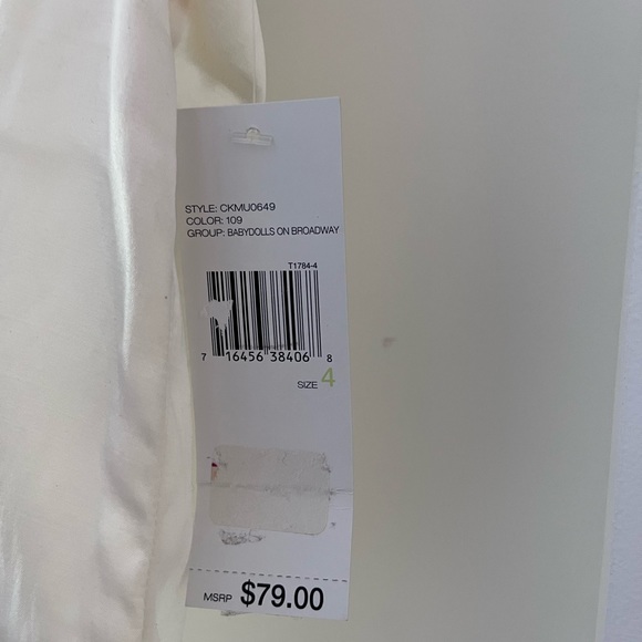 CITYUNLTD. Silk Lace Cami size 4 NWT - Picture 4 of 7